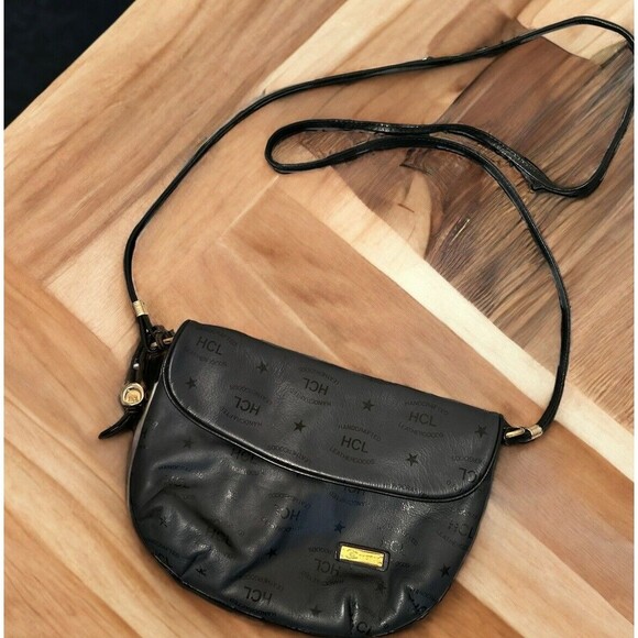 HCL GERMANY LEATHER AUTHENTIC FRAMED CROSSBODY VINTAGE PURSE BAG - Picture 1 of 16